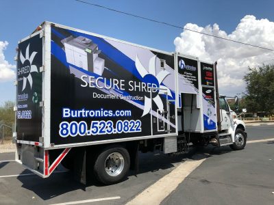 2008 Sterling Acterra Shredfast Shred Truck